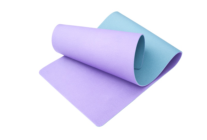 What material makes your yoga mat soft touching and anti-slippery? | TSRC